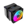 4 SAMA A60 ARGB Dual-Tower 265W CPU Air Cooler with Infinity Mirror - A60-XXWAYXOX-G