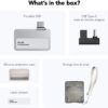 Lexar Professional Go Portable SSD 2TB USB 3.2 Gen 2 1050MB/s Read 1000MB/s Write Silver IP65 - LSL400X002T-RNSNG