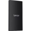 Lexar SL300 Portable SSD 1TB USB 3.2 Gen 2 1050MB/s Read 1000MB/s Write Black - LSL300001T-RNBNG