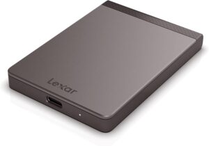Lexar SL200 Portable SSD 2TB USB 3.1 Gen2 Type-C 550MB/s Read 400MB/s Write - LSL200X002T-RNNNG