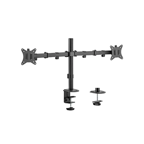Brateck LDT66 Dual Articulating Monitor Mount 17-32 inch Dual Screen Clamp/Grommet - Brateck-LDT66-C024