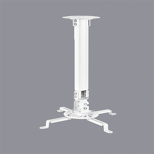 Brateck PRB-18S Universal Ceiling Projector Mount up to 13.5kg Height Adjustable White – Brate...
