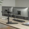 Brateck LDT66 Dual Articulating Monitor Stand 17-32 inch Dual Screen Freestanding - Brateck-LDT66-T024