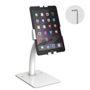 Brateck PAD33 Universal Anti-Theft Tablet Countertop Kiosk Stand 7.9-11 Inch Secure White - Brateck-PAD33-03 White