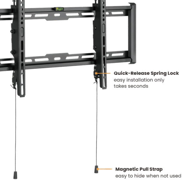 Brateck LP77 Heavy-Duty Ultra-Slim Tilting TV Wall Mount 37-86 Inch up to 75kg - Brateck-LP77-46T