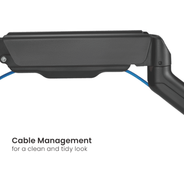 Brateck LDT46 Single Spring-Assisted Mechanical Monitor Arm 17-32 Inch up to 9kg - Brateck-LDT46-C012E