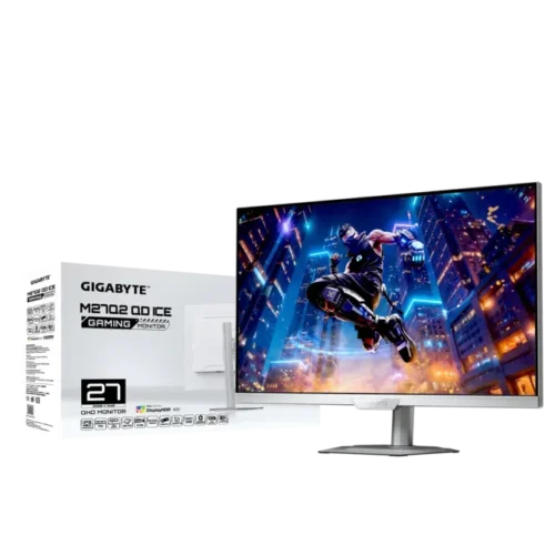 GIGABYTE 27" QHD 2560x1440 200Hz SS IPS White Gaming Monitor - GP-M27Q2-ICE-AP