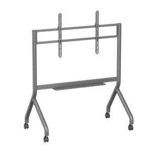 Brateck TTF19 SlimLift Heavy-Duty Mobile TV Cart up to 110 Inch 120kg Gunmetal Grey - Brateck-TTF19-612FW