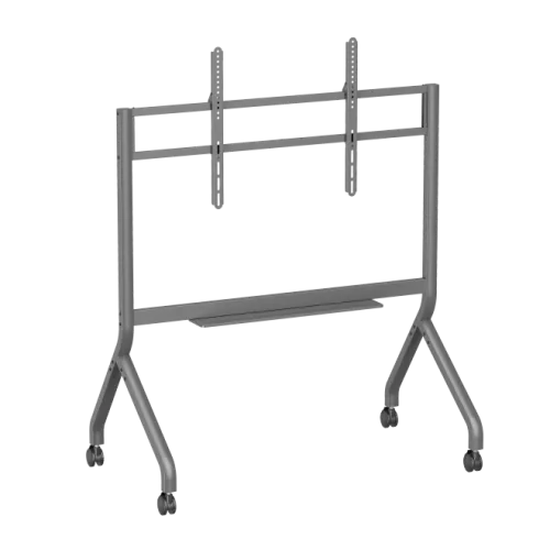Brateck TTF19 SlimLift Heavy-Duty Mobile TV Cart up to 110 Inch 120kg Gunmetal Grey - Brateck-TTF19-612FW