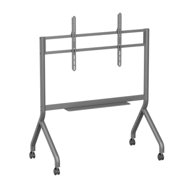 67f5d8828d2f90d4d416ae4c Brateck TTF19 SlimLift Heavy-Duty Mobile TV Cart up to 110 Inch 120kg Gunmetal Grey - Brateck-TTF19-612FW