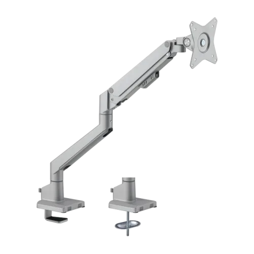 Brateck LDT62 Single Thin Gas Spring Monitor Arm 17-32 Inch up to 9kg Space Grey - Brateck-LDT62-C012 Gray