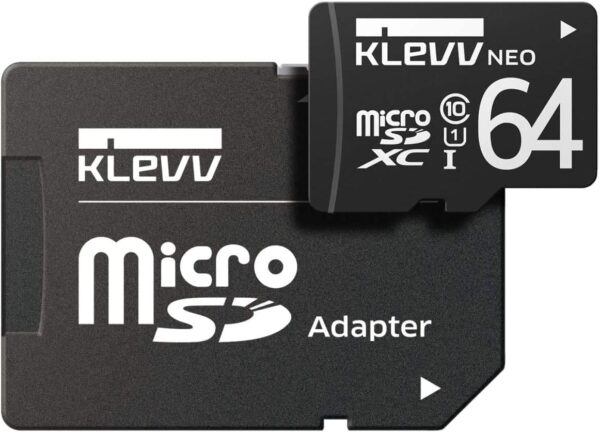 KLEVV Neo 64GB microSD Card Class 10 UHS-I - U064GUC1U18-D