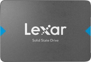 Lexar NQ100 256GB 2.5 Inch SATA III SSD Up to 550MB/s Read Shock Vibration Resistant - LNQ100X256G-RNNNG