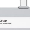 Lexar Professional Go Portable SSD 2TB USB 3.2 Gen 2 1050MB/s Read 1000MB/s Write Silver IP65 - LSL400X002T-RNSNG