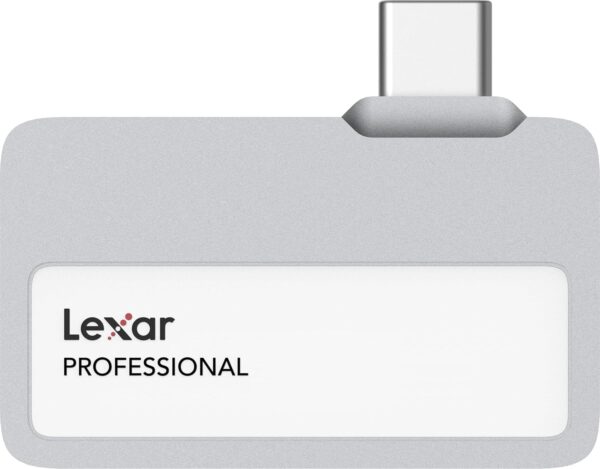 Lexar Professional Go Portable SSD 2TB USB 3.2 Gen 2 1050MB/s Read 1000MB/s Write Silver IP65 - LSL400X002T-RNSNG