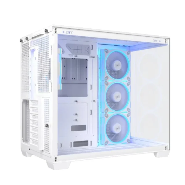 ASUS A32 PLUS 270-Degree Panoramic Glass Mid-Tower White - A32 PLUS TG ARGB WHITE