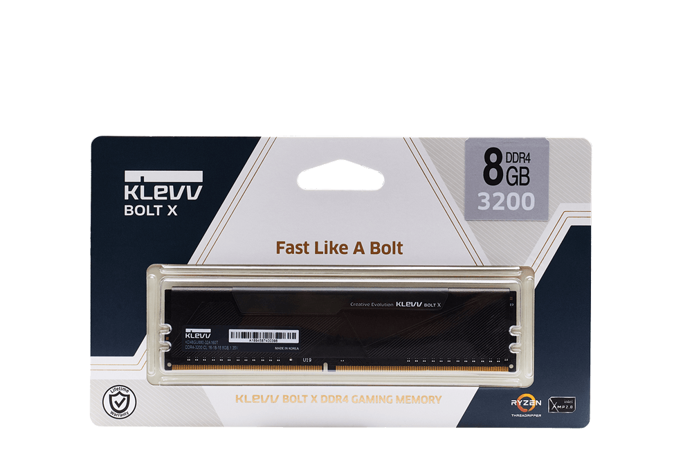 KLEVV BOLT X DDR4-3200 8GB 4枚セット KLEVV BOLT X DDR4-3200 8GB 4枚セット KLEVV BOLT X DDR4-3200 8GB 4