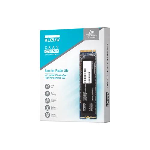 Klevv Cras C720 2TB M.2 NVMe PCIe Gen3x4 SSD - K02TBM2SP0-C72