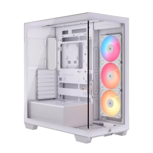 CORSAIR 3500X RS-R ARGB Wrap-Around Tempered Glass Mid-Tower White - CS-CC-9011323-WW