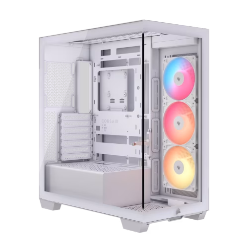 CORSAIR 3500X RS-R ARGB Wrap-Around Tempered Glass Mid-Tower White - CS-CC-9011323-WW