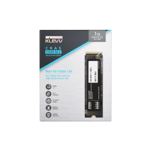 Klevv Cras C920 1TB M.2 NVMe PCIe Gen4x4 SSD - K01TBM2SP0-C92