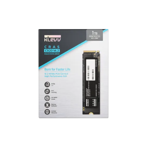 Klevv Cras C920 1TB M.2 NVMe PCIe Gen4x4 SSD - K01TBM2SP0-C92