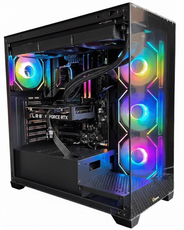 Coda | Mid-Range 1080p Gaming PC: Intel Core i5-12400F, NVIDIA RTX 4060 8GB, 32GB DDR5 RAM, 1TB NVMe SSD