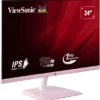 GPG-23-MON-VA2436-H-PN-PRDP_RF01_l ViewSonic 24" VA2436-H-PN Full HD 100Hz SuperClear IPS Monitor Pink - VA2436-H-PN