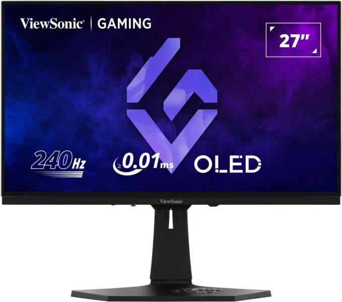 ViewSonic 27″ QHD OLED 240Hz Black Gaming Monitor – XG272-2K-OLED...