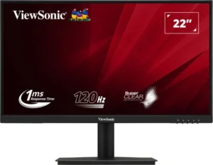 ViewSonic VA220A-H 22 Inch Full HD VA Monitor 120Hz 1ms HDMI VGA Eye ProTech Borderless Black - ViewSonic VA220A-H (Black)