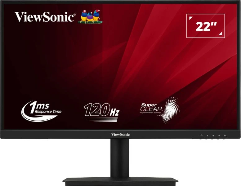 ViewSonic VA220A-H 22 Inch Full HD VA Monitor 120Hz 1ms HDMI VGA Eye ProTech Borderless Black –...