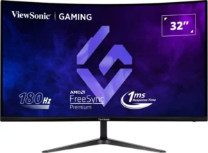 ViewSonic 32" VX3218C-2K 180Hz 1500R Curved QHD VA Gaming Monitor - VX3218C-2K