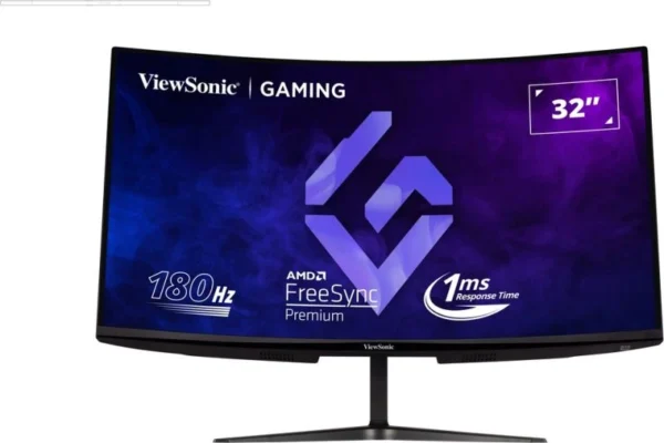 ViewSonic 32" VX3218C-2K 180Hz 1500R Curved QHD VA Gaming Monitor - VX3218C-2K