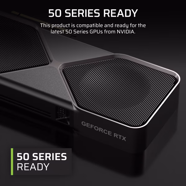 Corsair iCUE LINK HX1000i SHIFT 1000W ATX 3.1 Fully Modular PSU, Cybenetics Platinum, Side-Mounted SHIFT Connectors, Native 12V-2x6 - CP-9020265-NA