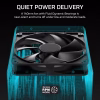 Corsair HX1200i SHIFT 1200W ATX 3.1 Fully Modular PSU, Cybenetics Platinum, Digital DSP, Native 12V-2x6, iCUE LINK Hub, Side SHIFT Connectors - CP-9020267-NA