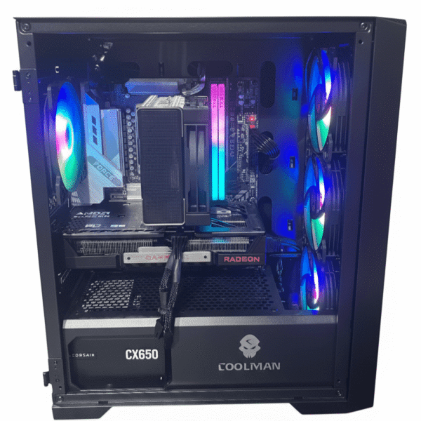 Kairo |  Ryzen 7 8700F & Radeon RX 9060 XT Mid-Range Gaming and Content Creation PC Package with 23.8" 200Hz IPS Monitor