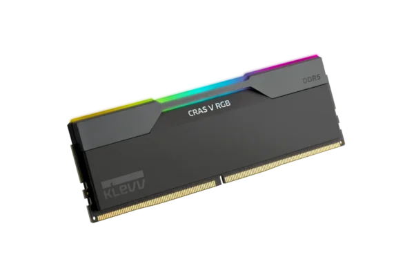 Klevv_Product Image_Memory_CRAS V RGB_04L Klevv Cras V RGB DDR5 32GB (16GBx2) 6000MT/s Desktop Memory Obsidian Black - KD5AGU880-60A300G
