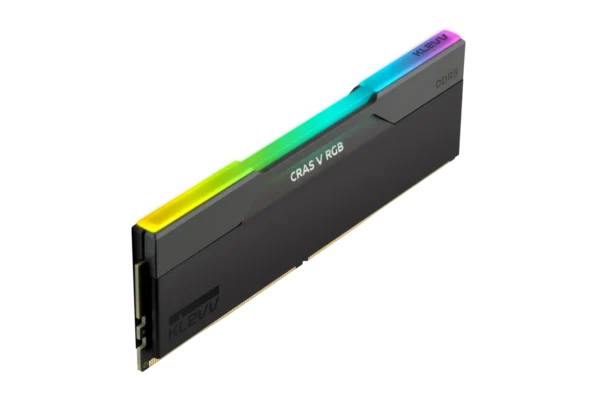 Klevv_Product Image_Memory_CRAS V RGB_06L Klevv Cras V RGB DDR5 32GB (16GBx2) 6000MT/s Desktop Memory Obsidian Black - KD5AGU880-60A300G