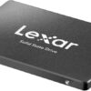 Lexar NS100 256GB 2.5 Inch SATA III SSD Up to 520MB/s Read 440MB/s Write Shock Vibration Resistant - LNS100-256RB