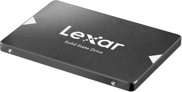 Lexar NS100 256GB 2.5 Inch SATA III SSD Up to 520MB/s Read 440MB/s Write Shock Vibration Resistant - LNS100-256RB
