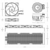 ARCTIC Liquid Freezer III Pro 360 Black AIO CPU Cooler 38mm Thick Radiator Intel LGA1851 LGA1700 AMD AM5 AM4 - ACFRE00180A