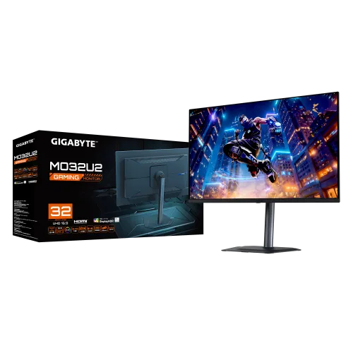 Gigabyte MO32U2 32-inch 4K QD-OLED 240Hz Gaming Monitor - GP-MO32U2-AP