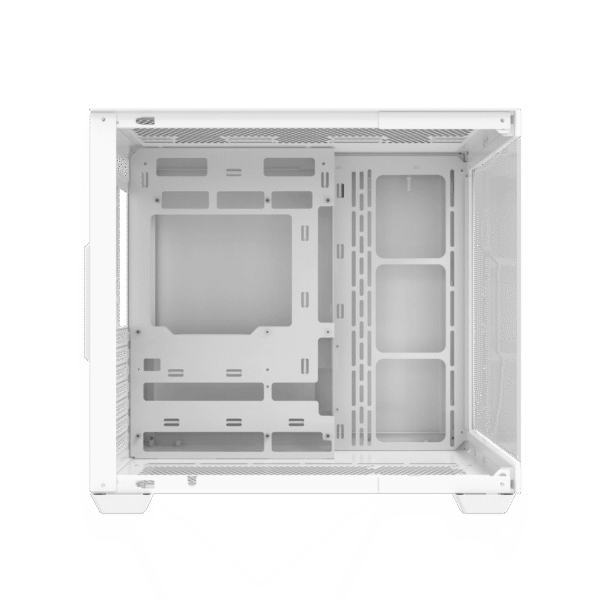 DarkFlash C285P V2 Dual Chamber ATX PC Case Tempered Glass - C285P-V2 Black | White