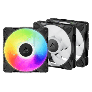 ARCTIC P14 Pro A-RGB 140mm PWM Fan 3-Pack High Static Pressure 2500 RPM Daisy-Chain - ACFAN00320A