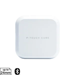 PDP - PT-P710BT - White Brother PT-P710BT Cube Plus Rechargeable Bluetooth Label Printer with Auto Cutter, TZe Tapes up to 24mm, 20mm/sec, Design&Print 2 App - PT-P710BT