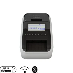 PDP - QL-820NWB Brother QL-820NWB Ultra-Connected Network Label Printer with Wi-Fi/Bluetooth/LAN, 62mm DK, 300x600dpi, Black/Red, LCD, Auto Cutter - QL-820NWB