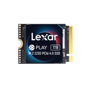 Lexar PLAY 1TB M.2 2230 PCIe Gen4 x4 NVMe SSD Up to 5200MB/s Read 4700MB/s Write Steam Deck ROG Ally Compatible - LNMPLAY001T-RNNNG