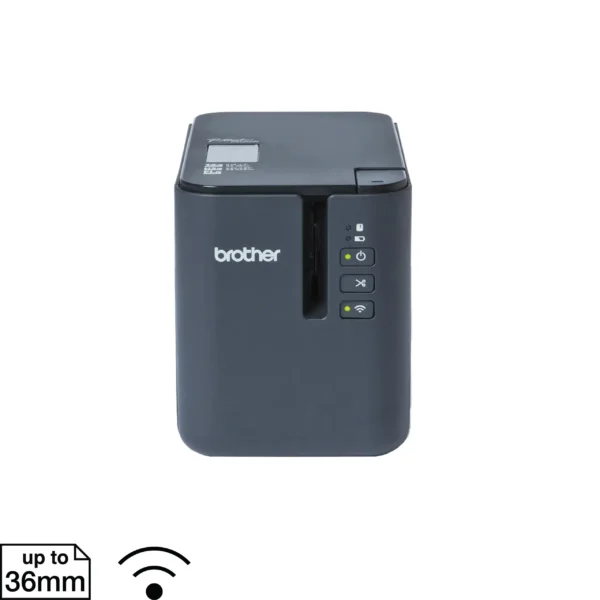 Brother PT-P900W High-Speed Wireless Industrial Label Printer, 36mm TZe, 360dpi, Auto Full/Half-Cut, Wi-Fi, SDK - PT-P900W