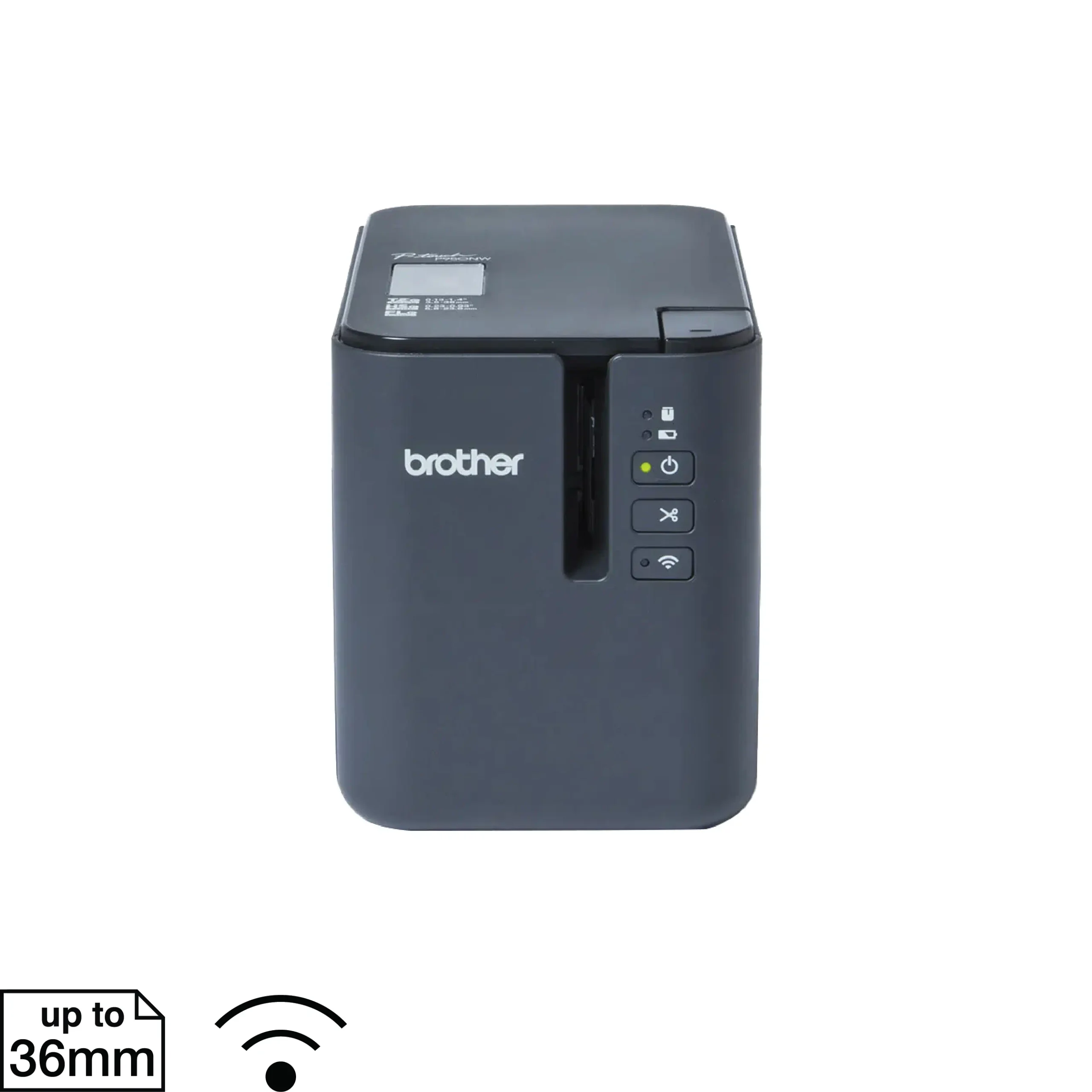 Brother PT-P950NW High-Speed Network Industrial Label Printer with LAN/Wi-Fi, 36mm TZe, 360dpi, Auto...