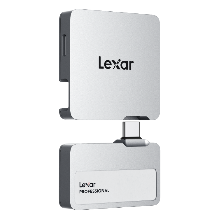 Lexar Professional Go Portable SSD with Hub SL400 1TB Silver USB 3.2 Gen 2 1050MB/s IP65 – LSL...